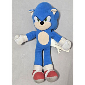 Sonic the Hedgehog 2 Movie Plush 9" Jakks Pacific 2022 Authentic SEGA